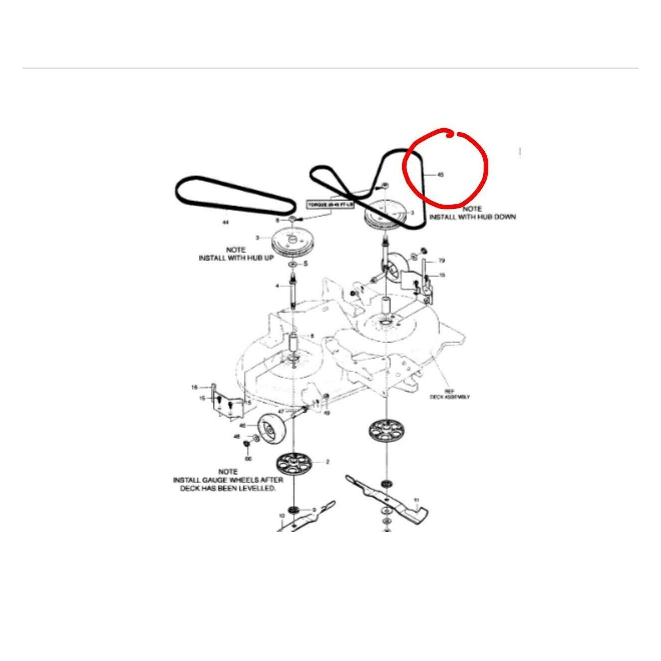 Hayter/Murray 1001223MA - Cinghia Originale - Foto 4