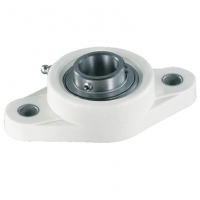 SUCFL210 50mm Bore Thermoplastic Stainless Steel 2 Bolt Oval Housing Unit Bearing (TFL210)