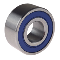 S4205 2RS Stainless Steel Double Row Angular Contact Rubber Sealed Bearing 25mm X 52mm X 18mm