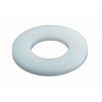 M4 X 9mm Nylon Plastic White Washers