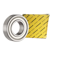 3206 ZZ Dunlop Double Row Angular Contact Metal Shielded Bearing 30mm X 62mm X 23.8mm